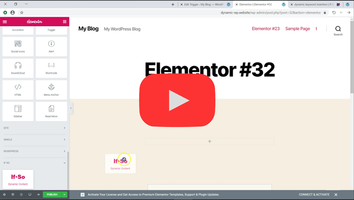 Elementor video