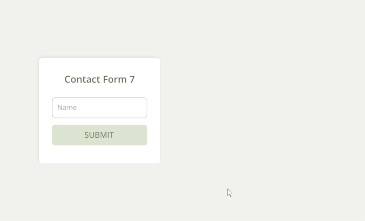 Contact Form 7 Conditional Content