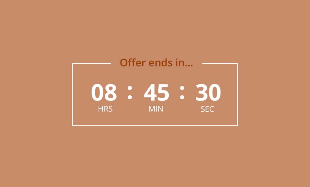 Countdown limited-time offer