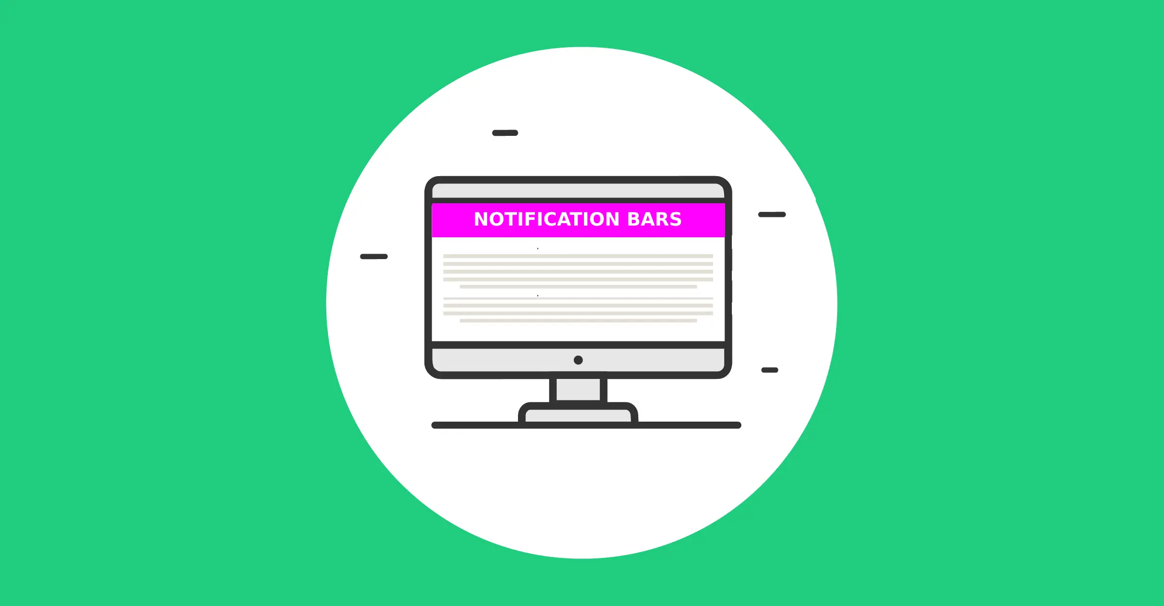 wordpress notification bar