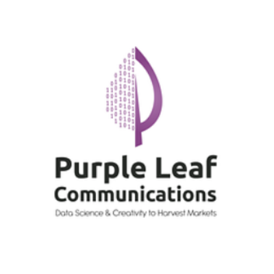 purple leaf communications logo