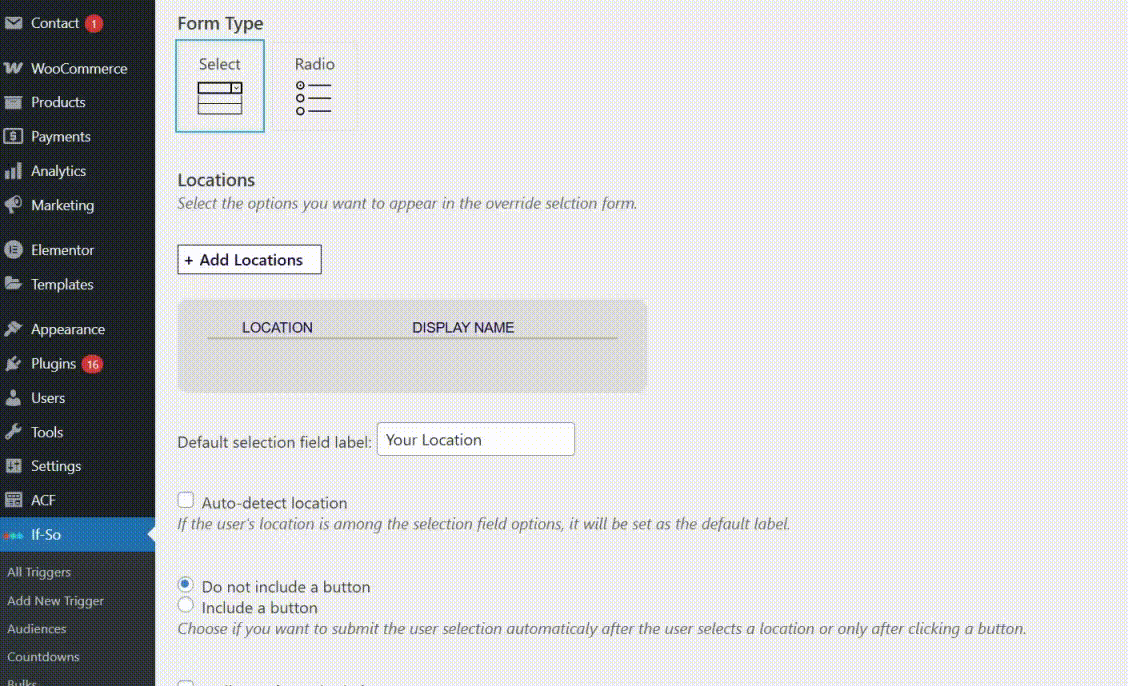 Add locations