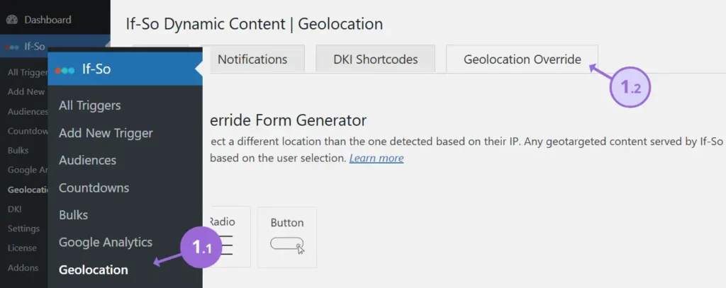 location selection step1