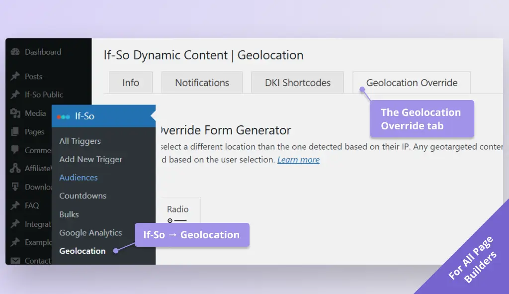 If So Geolocation Override