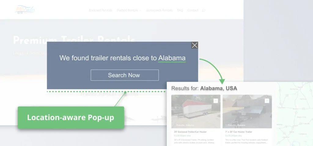 Real-World Case Studies 9 Location Aware Popup 5
