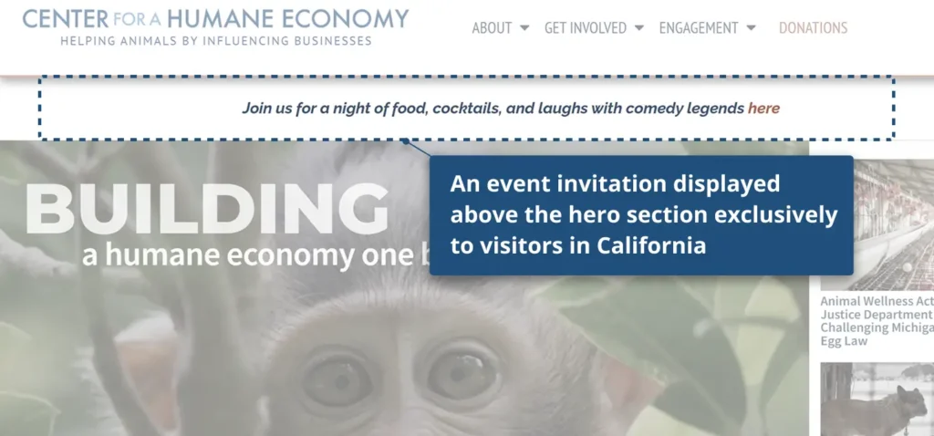 Real-World Case Studies 6 dynamic annoucment bar use case 2