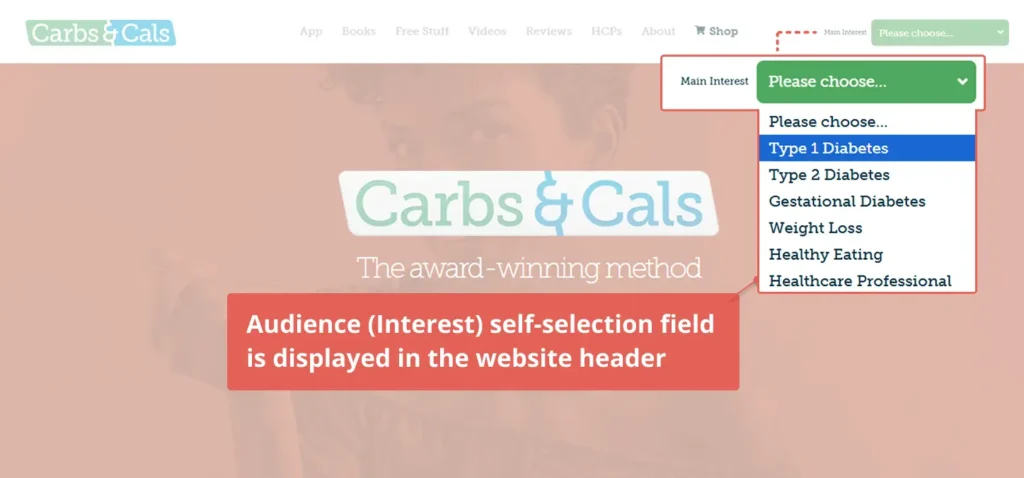 Audience self selection field 1