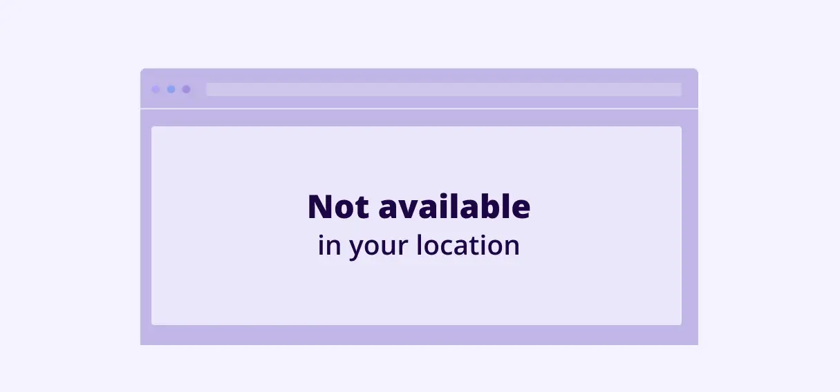 Not avliable in your state