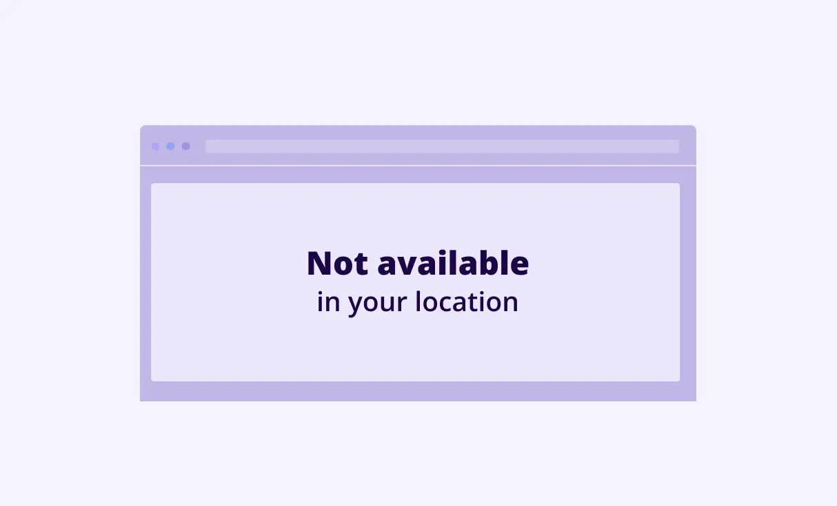Not avliable in your state